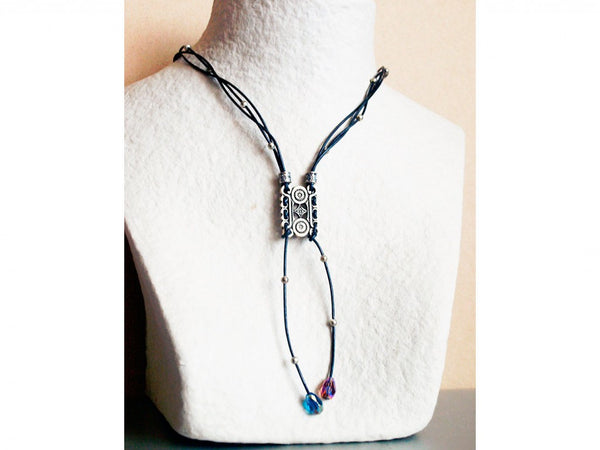 Collar Cuero P&B