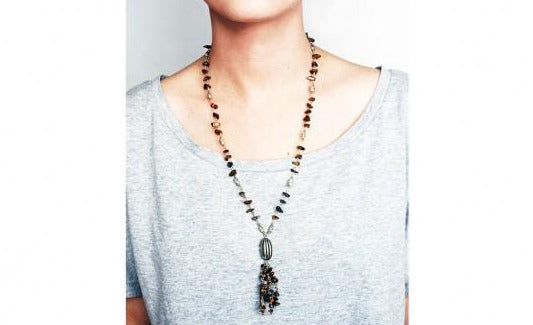 Collar Estela Atigrada