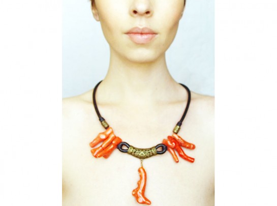 Collar Bronce Coral