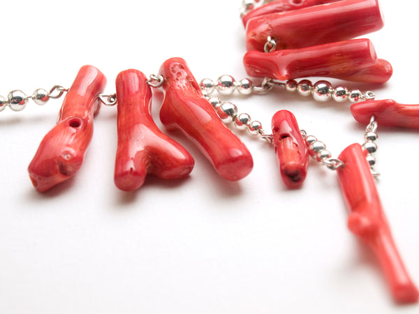 Collar Rojo Coral