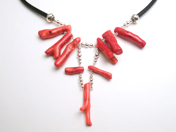 Collar Rojo Coral
