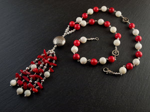 Collar Estela Coral Nácar