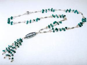 Collar Flora Malaquita