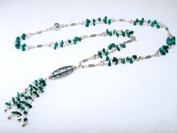 Collar Flora Malaquita