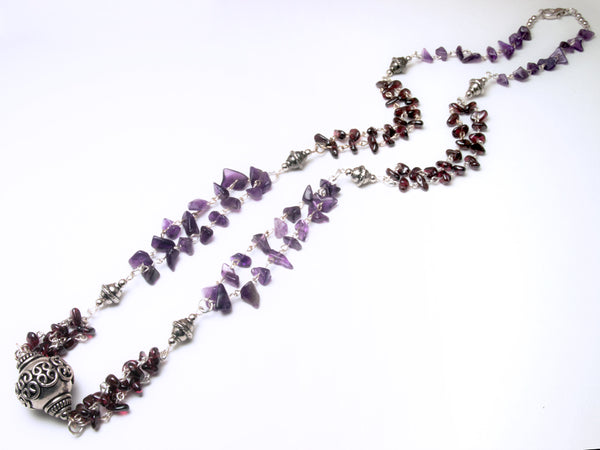 Collar Iris Granate